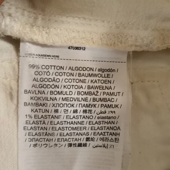 Mango Women's Cream High-Waist Straigh Jeans Size 4 - Picture 7 of 16